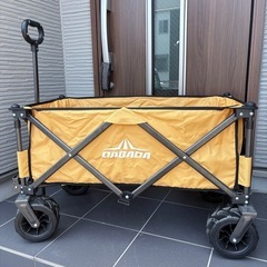DABADA キャリーカート アウトドアワゴン 折りたたみ 耐荷...