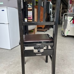 カワイ KAWAI ピアノ用 イス トムソン椅子W444×D310×H497mm イス チェア  楽器用 キーボード 中古品 ③の画像