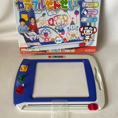 TAKARA タカラ カラフルせんせい 汚れないし経済的 落書きシート 2点欠品有り 中古品の画像