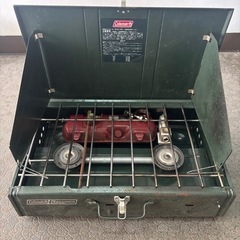 【定価22000円】【格安】おまけ付き コールマン ツーバーナー BBQ ロングセラーの画像