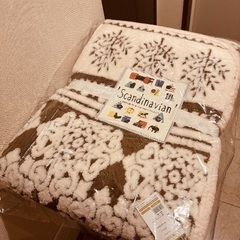 未使用　北欧柄カーペット