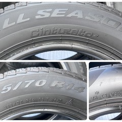 中古4本14インチオールシーズンタイヤの画像
