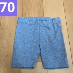 UNIQLO ベビー ボトムス 70cm ライトブルー