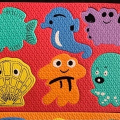お風呂パズル海のいきもの