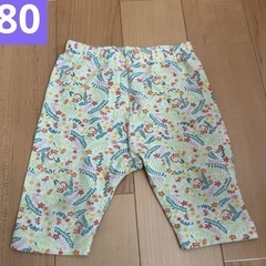 花柄コットンパンツ ユニクロ　80