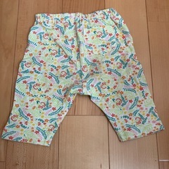 花柄コットンパンツ ユニクロ　80の画像