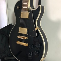 名）57.【現状品】PhotoGenic エレキギター LP-300/BKの画像