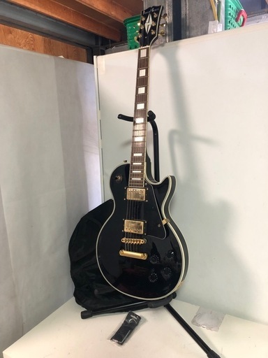 名）57.【現状品】PhotoGenic エレキギター LP-300/BK