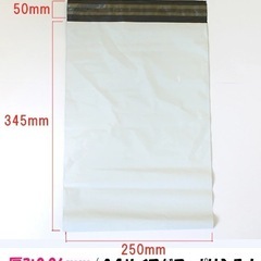 《新品》A 4宅配用ビニール袋100枚（残り３P）の画像