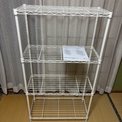 ニトリ　スチールラック(STANDARD 幅65cm 3段 ホワイト)