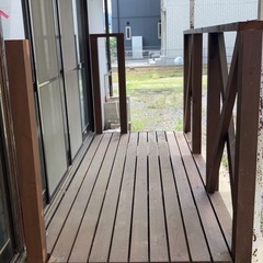 ウッドデッキ