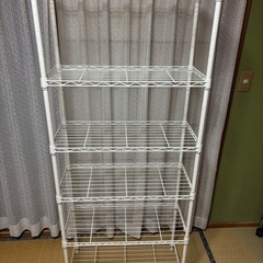 ニトリ　スチールラック(STANDARD 幅65cm 4段 ホワイト)