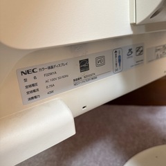NEC モニタの画像