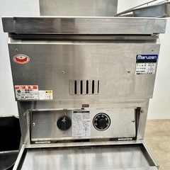直接引き取り5%OFF　インボイス登録店 マルゼン 1槽式ガスフライヤー MGF-C18J 都市ガス13A 油量18L 2015年製 幅450×奥行き600×高さ800 ﾊﾞｯｸｶﾞｰﾄﾞ1000ｍｍ 業務用 412115の画像