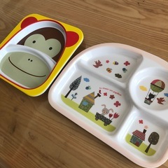 子ども用メラミンプレートセット