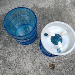 【6月末処分】ヒヤシンスなどの　球根水栽培用ポットの画像