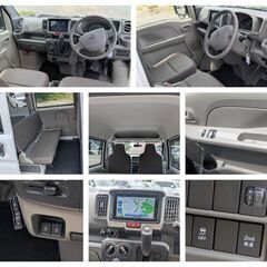 日産NV100クリッパーバン　令和4年　走行距離7万キロ　車検2年間  パワーウィンドウ　AT, ナビ、バックカメラ,ETC,USBポートの画像