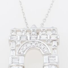 K18WG ダイヤモンド ネックレス 品番d23-385の画像