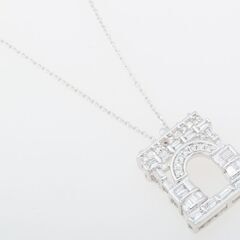 K18WG ダイヤモンド ネックレス 品番d23-385の画像