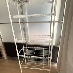 メタルラック　白