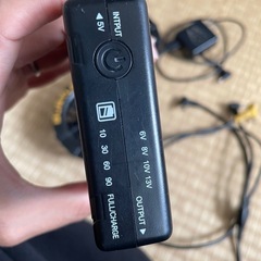 空調服バッテリーとファンの画像