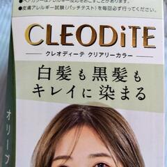 CLEODiTE クレオディーテ クリアリーカラー　オリーブアッシュ　白髪用ヘアカラー乳液の画像