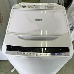【リサイクルショップ ピカソ 小松原】🌀✨コスパ最強‼️HITACHI ビートウォッシュ 8.0kg BW-V80B（2017年製）✨🌀★2387★の画像