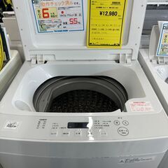 新入荷情報!!　洗濯機　ツインバード　WM-EC55　2021　　J-250612の画像