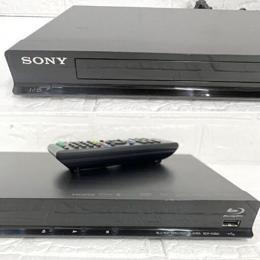 SONY ソニー ブルーレイディスクプレーヤー／DVDプレーヤー BDP-S380 2012年製 動作確認済 ☆札幌市 白石店