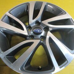 B1947 スバル レヴォーグ純正 4本SET 18インチ 7.5J 114.3/5穴 +55 ブラポリ の画像