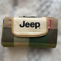 新品未使用◎Jeepのチェック柄 レジャーシートの画像