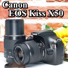 【全国送料無料】 Canon EOS Kiss X50✨ 望遠 ...