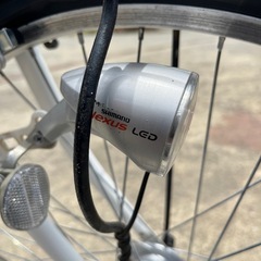 26インチ自転車　完売しました。❗️  　　 配達料金こみ！LEDオートライト　　　防犯登録解除済みの画像