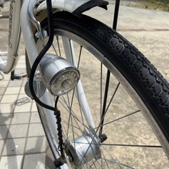 26インチ自転車　完売しました。❗️  　　 配達料金こみ！LEDオートライト　　　防犯登録解除済みの画像