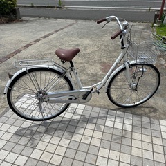 26インチ自転車　完売しました。❗️  　　 配達料金こみ！LEDオートライト　　　防犯登録解除済みの画像
