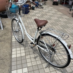 26インチ自転車　LEDオートライト　防犯登録解除済み