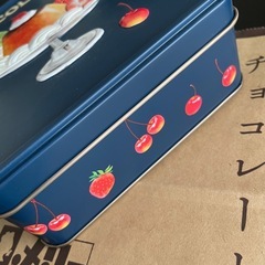 メリーチョコレート 空き缶 プリンアラモードの画像