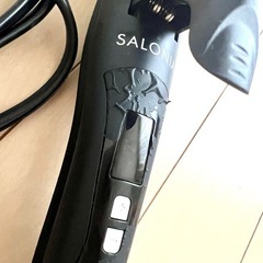 サロニア 2way ヘアアイロン　黒の画像
