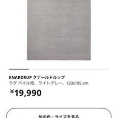 ラグ（IKEA クナールドルッブ）