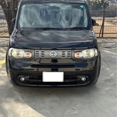 日産　キューブ　ブラック　中古車の画像