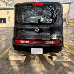 日産　キューブ　ブラック　中古車の画像