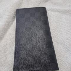 ほぼ未使用　ダミエ柄グラフィット　長財布
