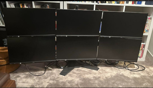 Iiyama パソコンスクリン6枚セット (21.5型/1920x1080）