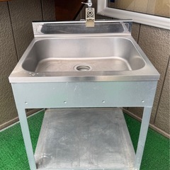 1層シンク 流し台 メーカー不明 奥行約55cm 横幅約60cm...