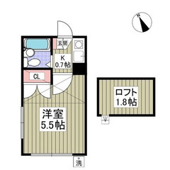 初期費用5万円！！ 京浜東北線磯子駅からバス16分♪ 家賃7月末まで無料☆ 室内リノベーション非常に綺麗です！ ロフト付きでさらに収納付きのお部屋です！★ （次回更新予定日6月18日） - 横浜市