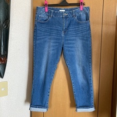 クロプト丈♡デニムBFパンツ