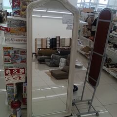 ★ジモティ割あり★  姿見 ホワイト H172.5×D5.5×W...