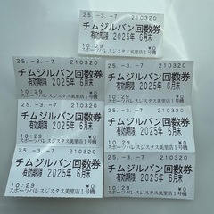 【取引中】ジスタス美里店　チムジルバン7回分