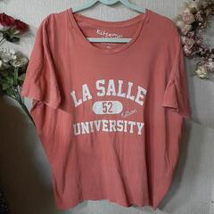 4Lレディース kitson Tシャツ 朱色