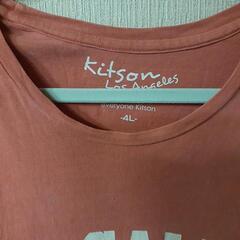 4Lレディース kitson Tシャツ 朱色の画像